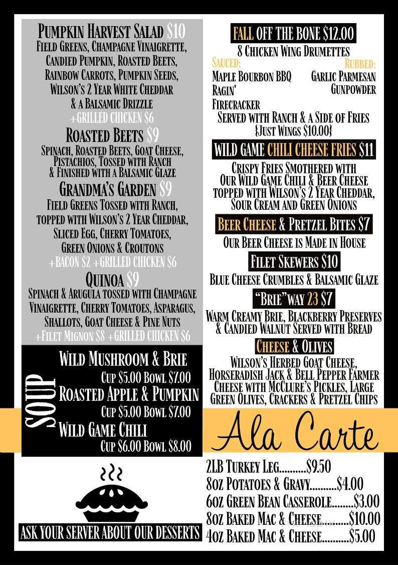 Northern District 23 - Standish, MI menu_pic