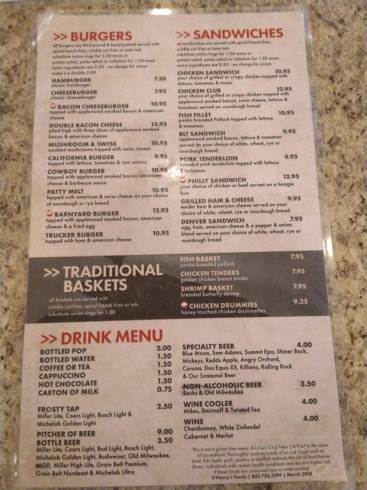 Osage Bait Tackle - Osage, MN menu_pic