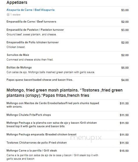 Ruta Taina - St. Cloud, FL menu_pic