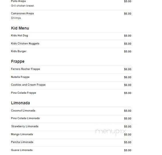 Ruta Taina - St. Cloud, FL menu_pic