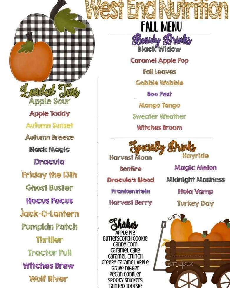 West End Nutrition - Mobile, AL menu_pic