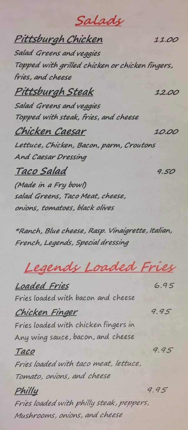 Legend's Bar & Grill - Franklinville, NY