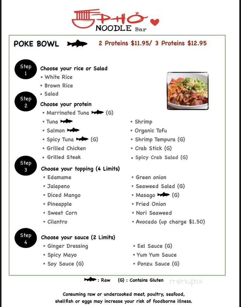 Pho Noodle Bar - Brevard, NC menu_pic