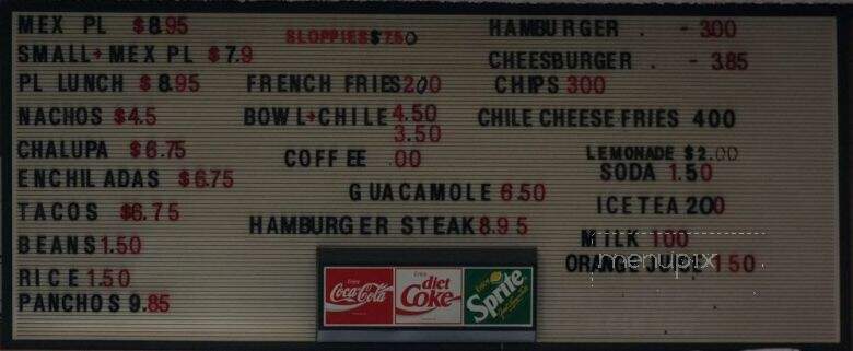 Lala's Cafe - Mirando City, TX menu_pic
