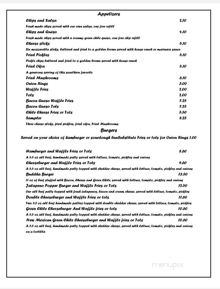 The Daily Grind On the Go - Fort Sumner, NM menu_pic