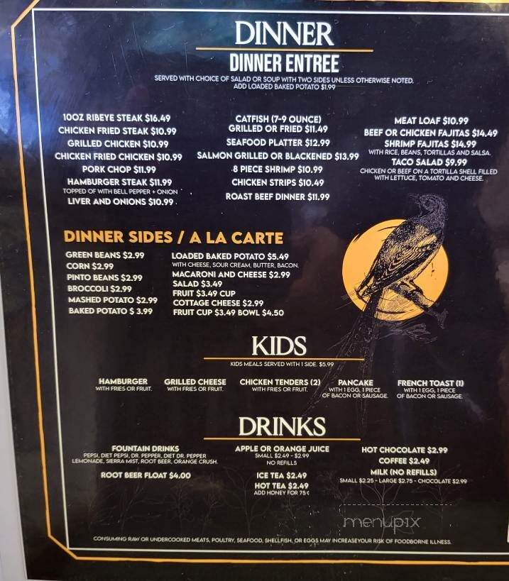 Scissortail Diner - Oklahoma City, OK menu_pic