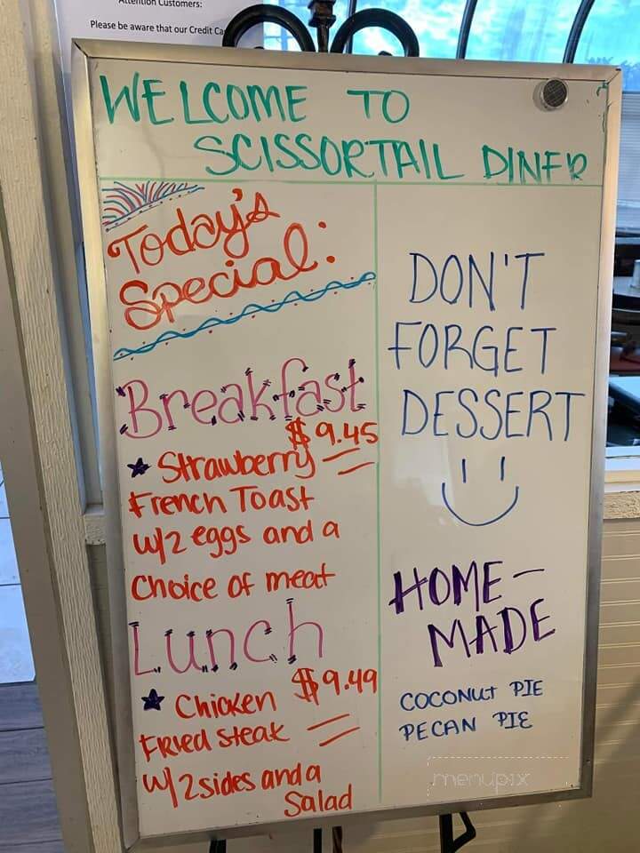 Scissortail Diner - Oklahoma City, OK menu_pic