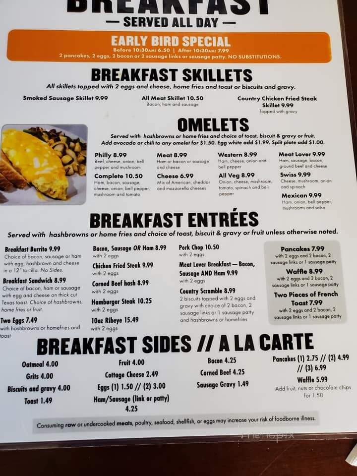 Scissortail Diner - Oklahoma City, OK menu_pic