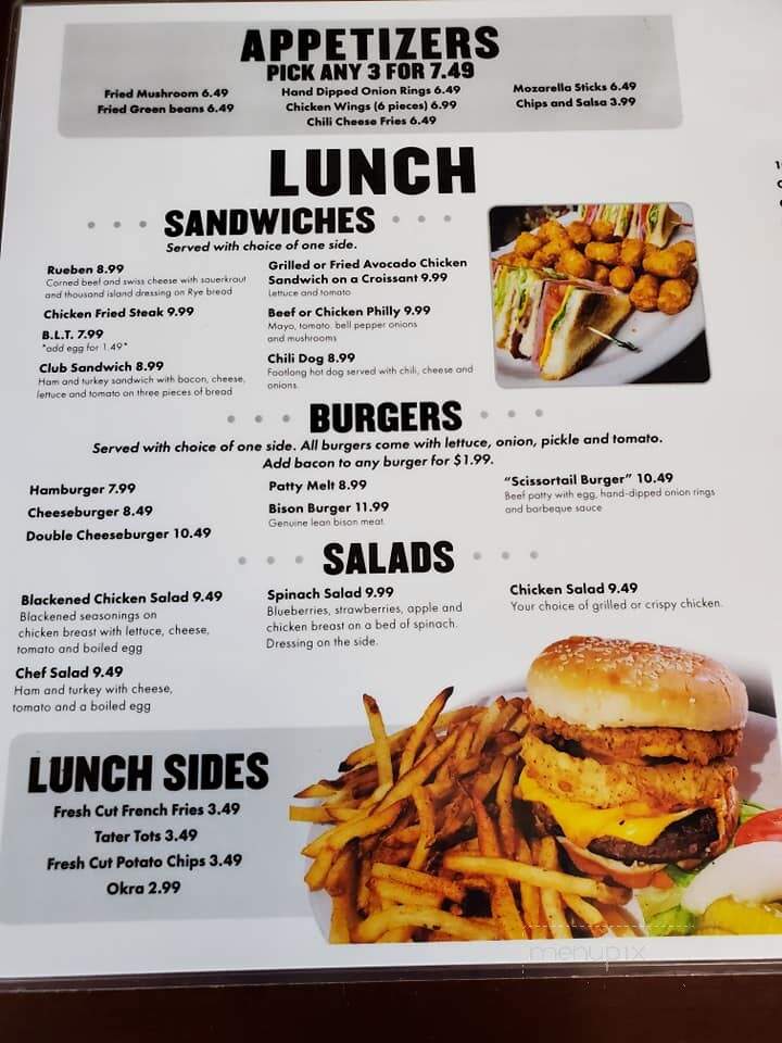 Scissortail Diner - Oklahoma City, OK menu_pic