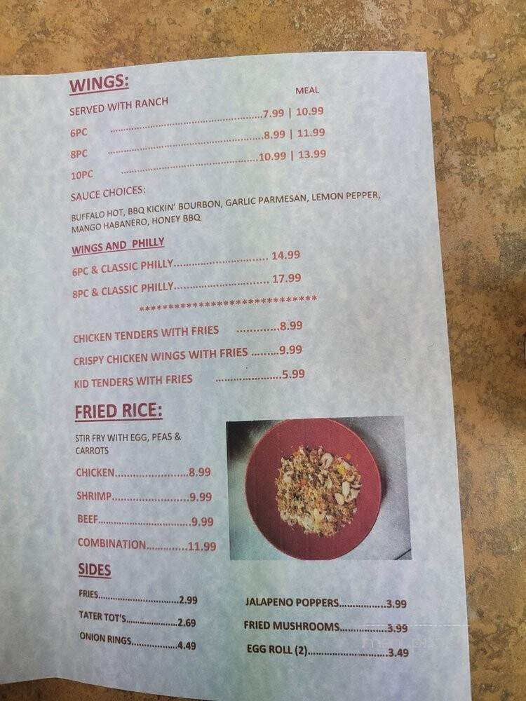 Mr. Philly - Grand Prairie, TX menu_pic