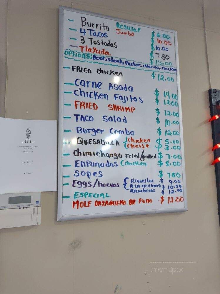 Chicano El Primo - Columbia, SC menu_pic