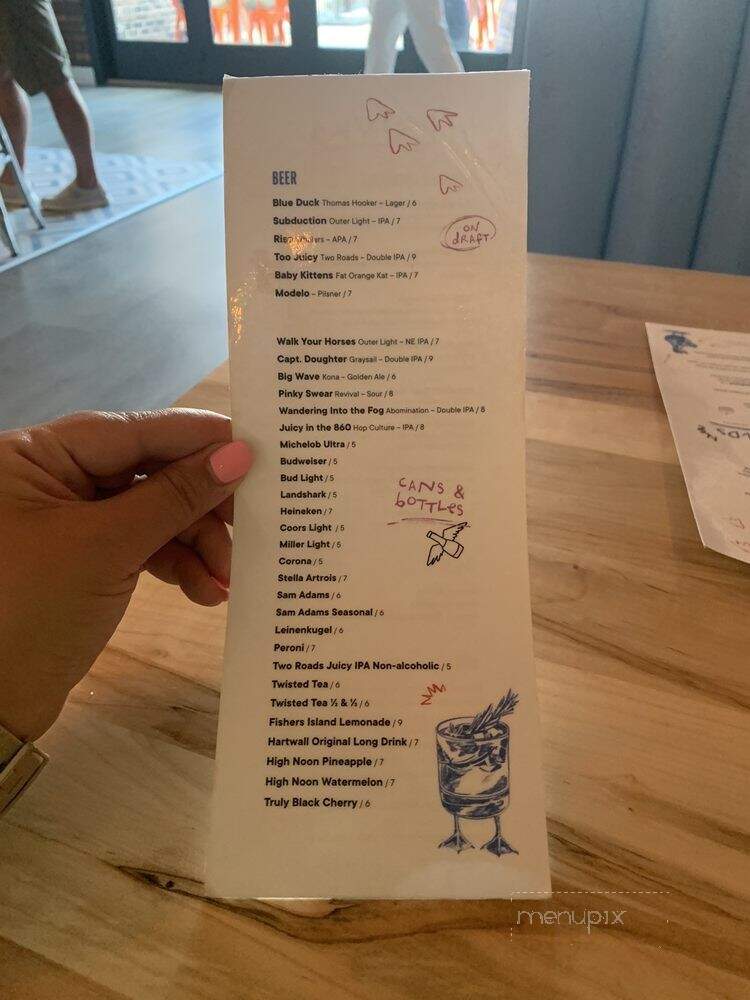 The Blue Duck Bar & Kitchen - New London, CT menu_pic