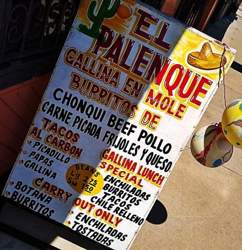 El Palenque Mexican Restaurant - Detroit, MI menu_pic