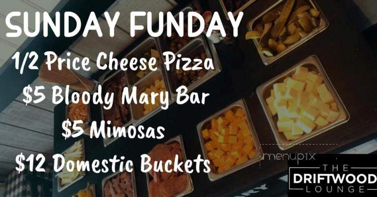 Driftwood Lounge - Wahpeton, ND menu_pic