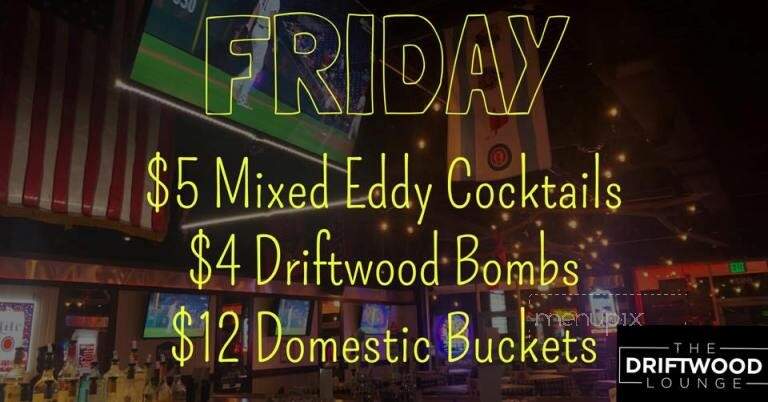 Driftwood Lounge - Wahpeton, ND menu_pic