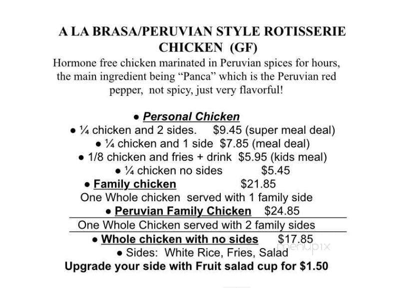Miskycha - Bridgeport, WV menu_pic
