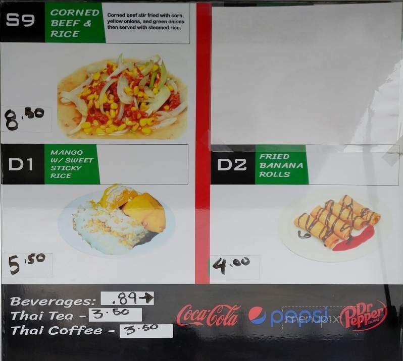 Apple's Thai Nee Kitchen - Fayetteville, AR menu_pic