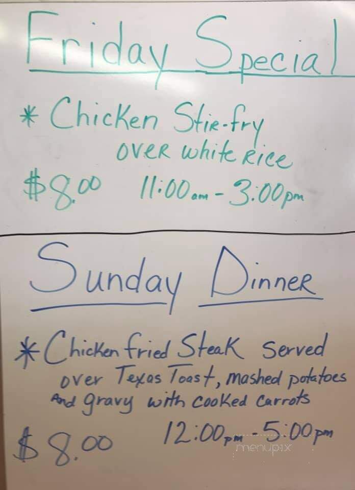 Coalfield Cafe - War, WV menu_pic