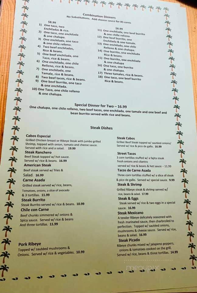 Los Cabos - Jonesville, LA menu_pic