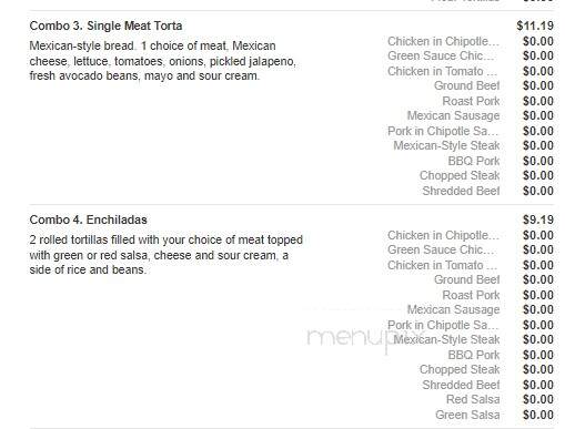 Mr. Pete's Mexican Grill - Independence, IA menu_pic
