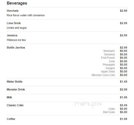 Mr. Pete's Mexican Grill - Independence, IA menu_pic