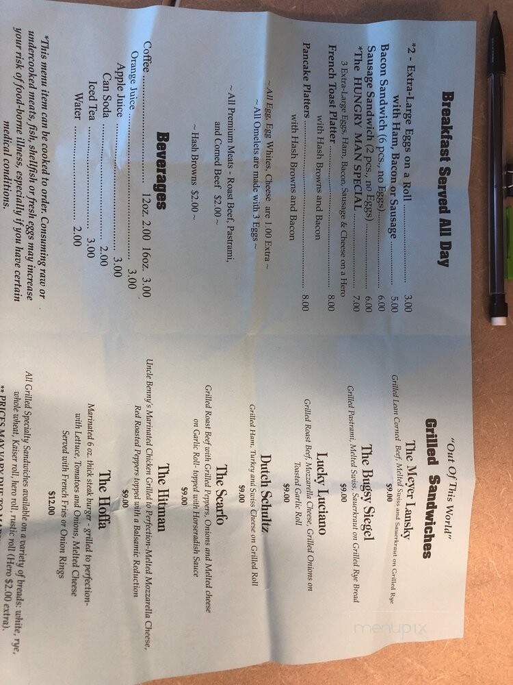 Grillin Villain - Holbrook, NY menu_pic