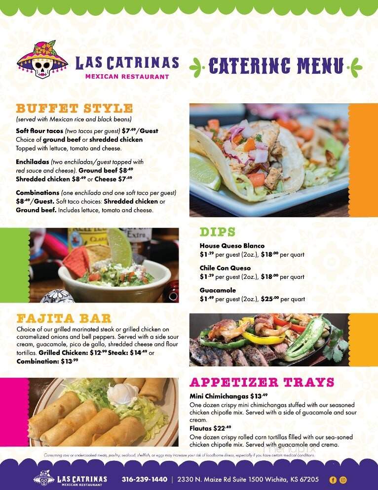 Las Catrinas Mexican Restaurant - Wichita, KS menu_pic