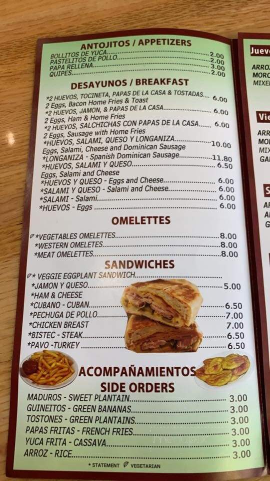 Family's Bakery & Restaurant - Berlin, CT menu_pic