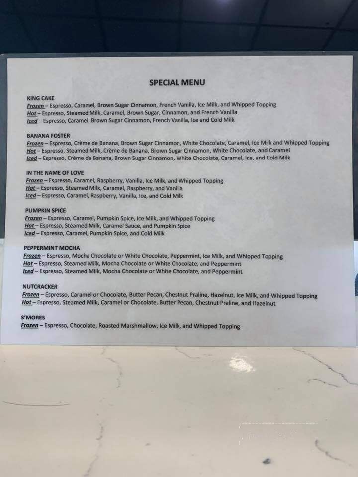 Sips Coffee & Gifts - Gonzales, LA menu_pic