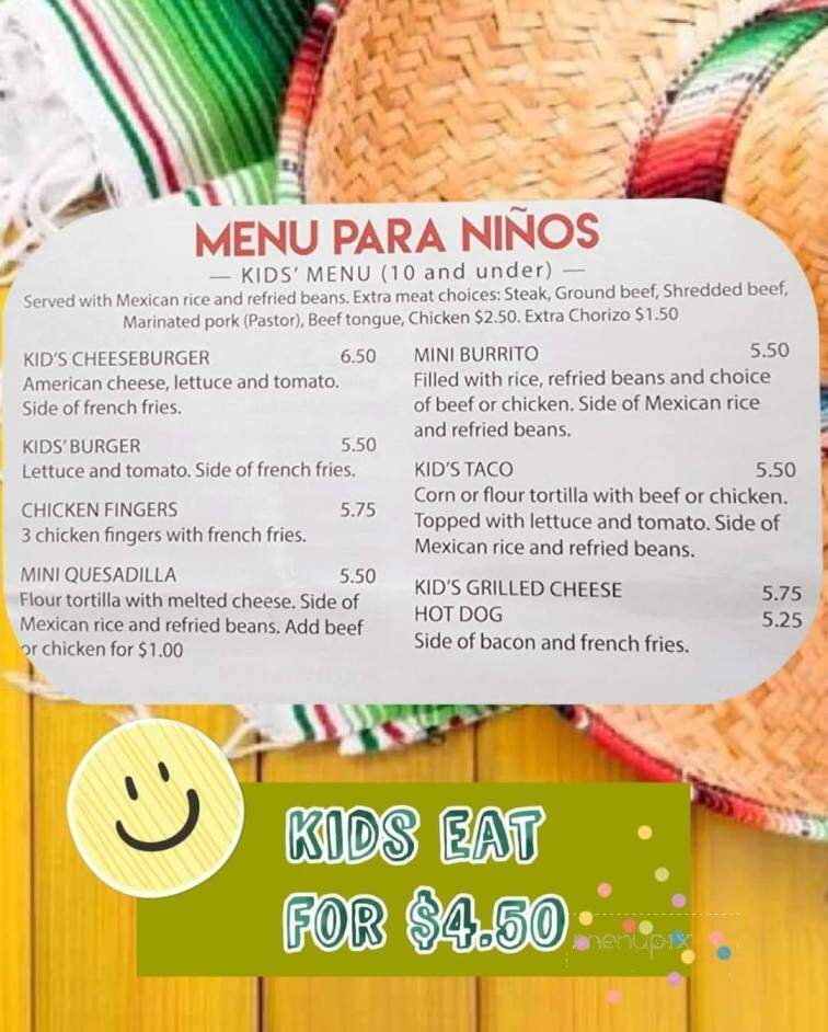 The Mexican Firehouse - Saukville, WI menu_pic