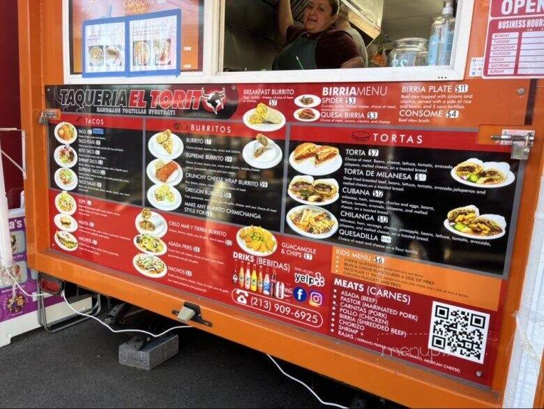 Taqueria El Torito - Portland, OR menu_pic