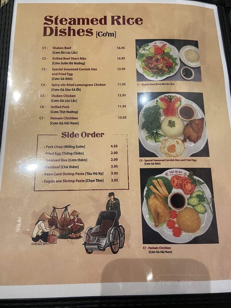 Hanoi Kitchen - Claremont, CA menu_pic
