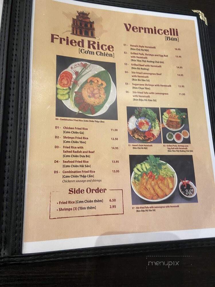 Hanoi Kitchen - Claremont, CA menu_pic