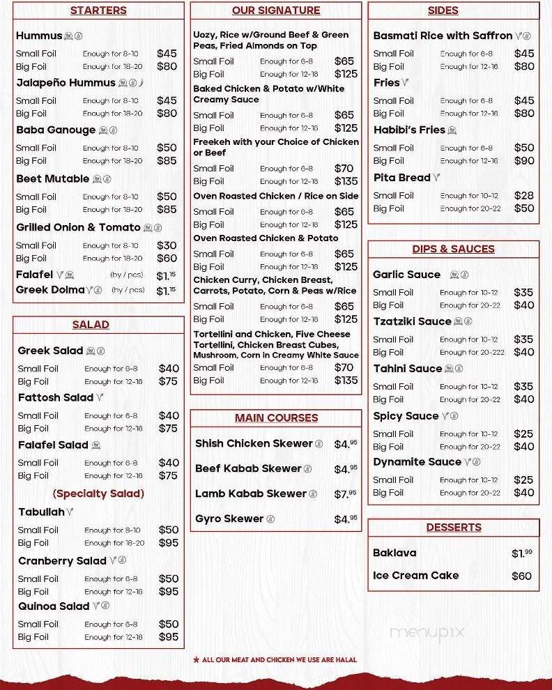 4 Heroes Grill - Rocklin, CA menu_pic
