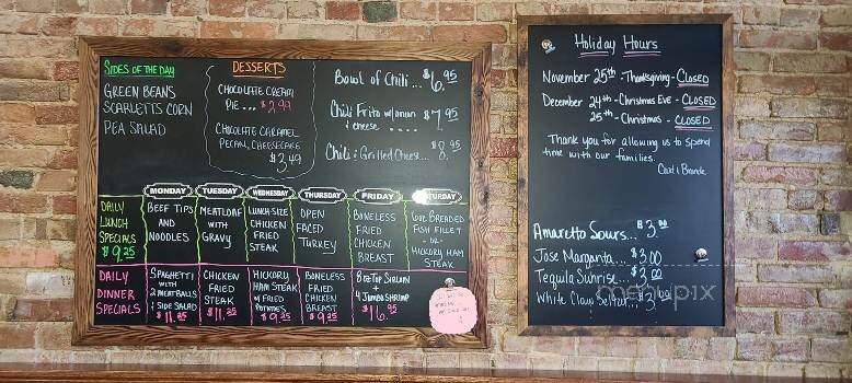 Coates Street Corner Grill - Moberly, MO menu_pic