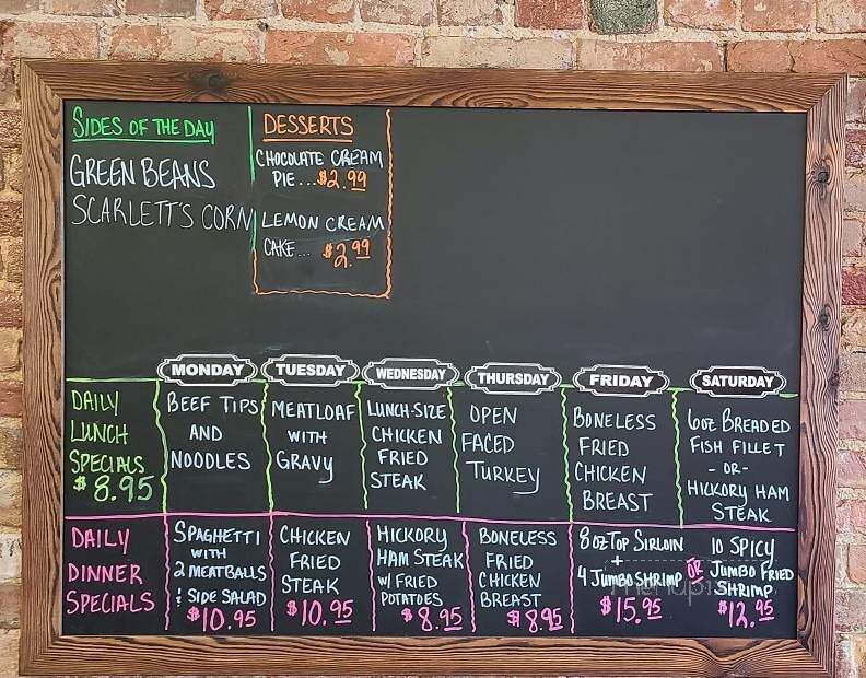 Coates Street Corner Grill - Moberly, MO menu_pic