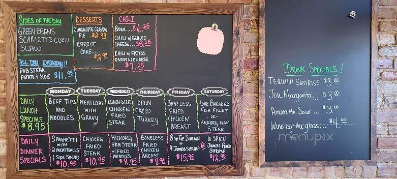 Coates Street Corner Grill - Moberly, MO menu_pic