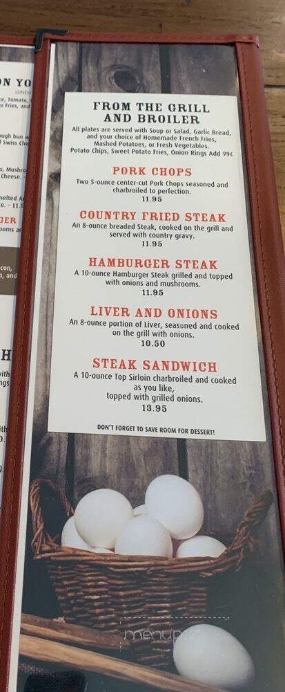 J's Country Kitchen - Santa Margarita, CA menu_pic