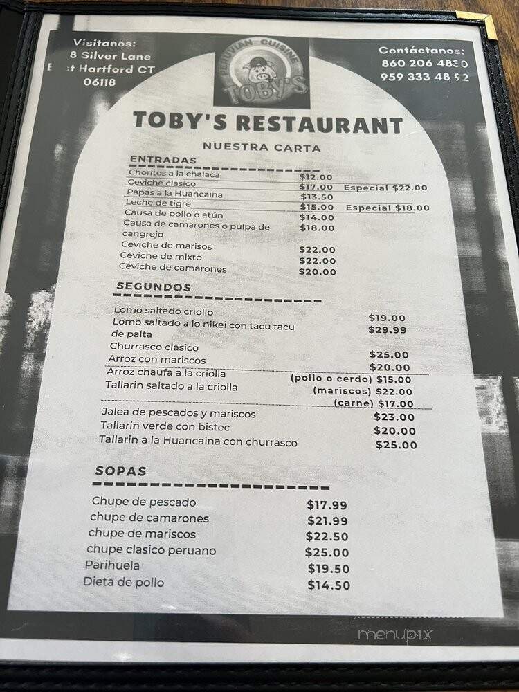 Toby's Peruvian - East Hartford, CT