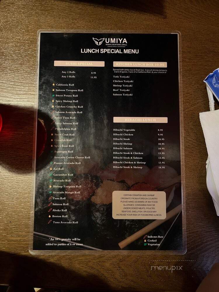 Umiya Sushi Seafood and Bar - San Antonio, TX
