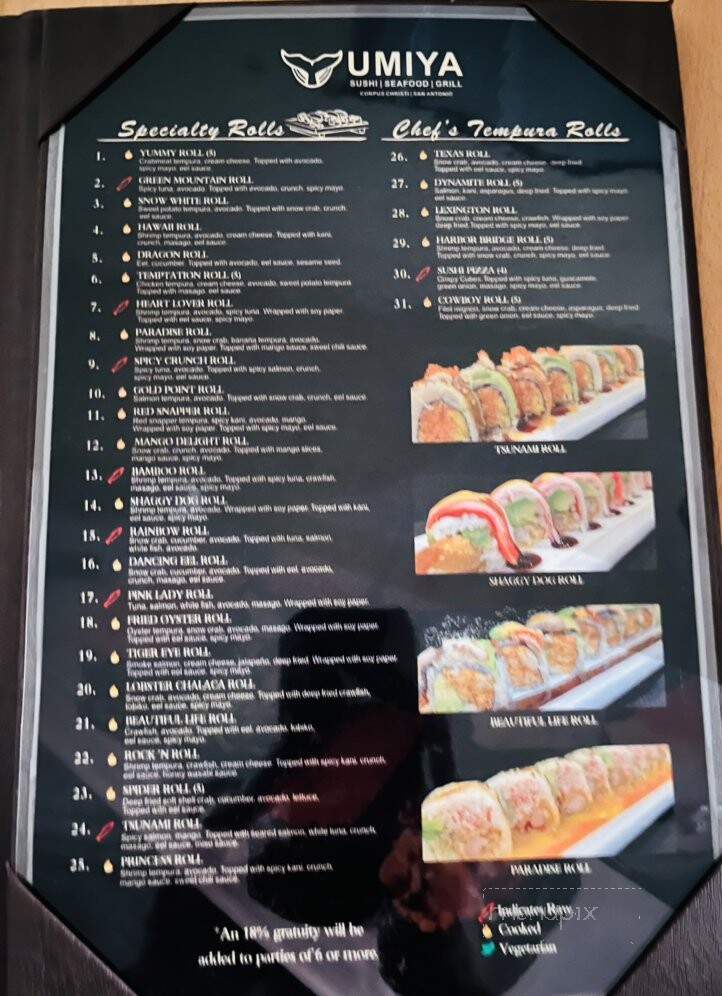 Umiya Sushi Seafood and Bar - San Antonio, TX