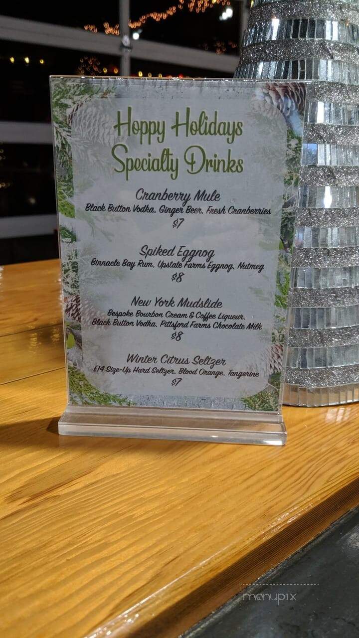 Engine 14 Brewery - Naples, NY menu_pic