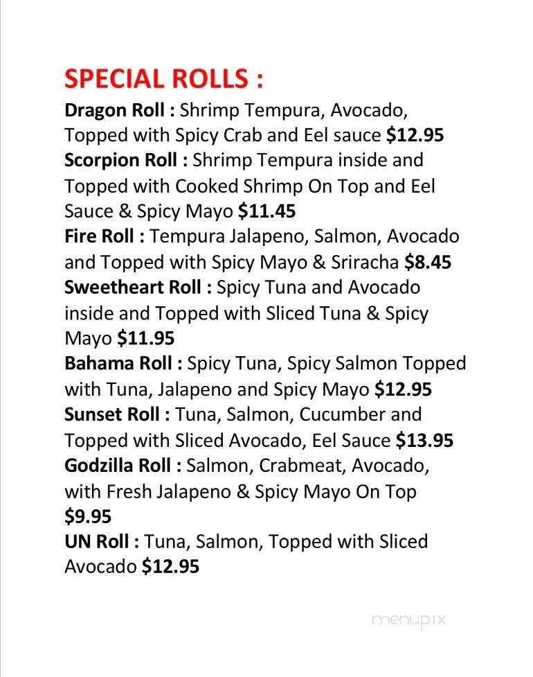 Tako Hibachi Sushi - McMinnville, TN