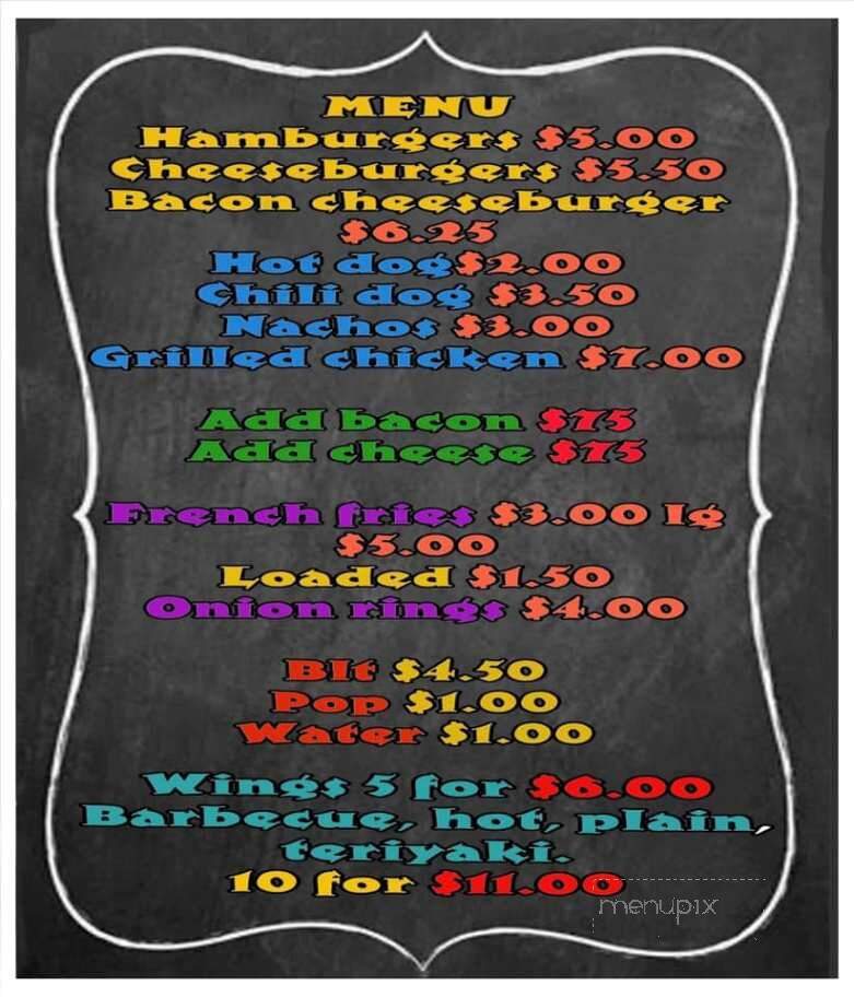 Midway Tap - Newark, OH menu_pic