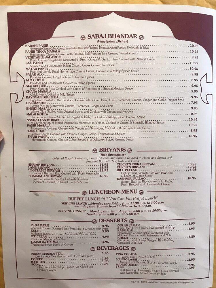 Jas Himalayan Exotic Indian Cuisine - Exton, PA menu_pic