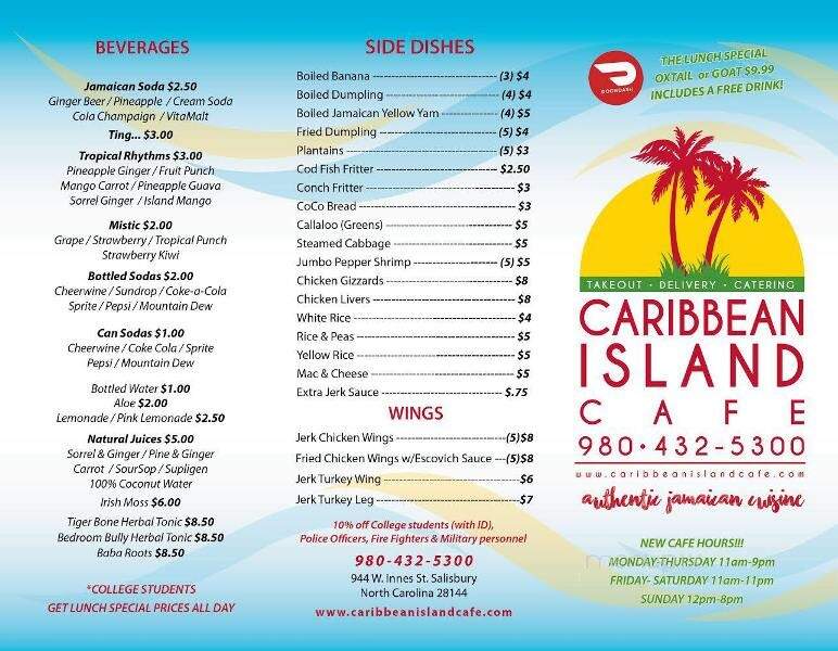 Caribbean Island Cafe - Salisbury, NC