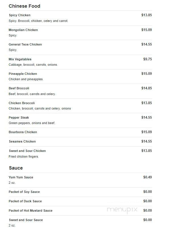 Japan Cafe - Rome, GA menu_pic