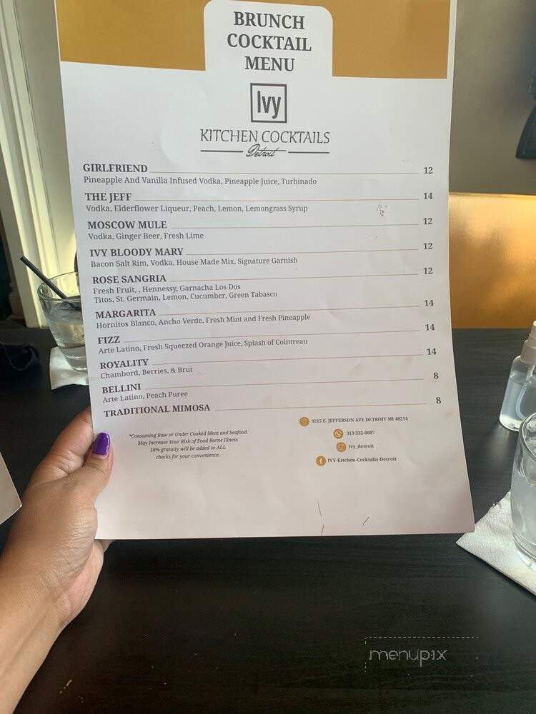 Ivy Kitchen + Cocktails - Detroit, MI