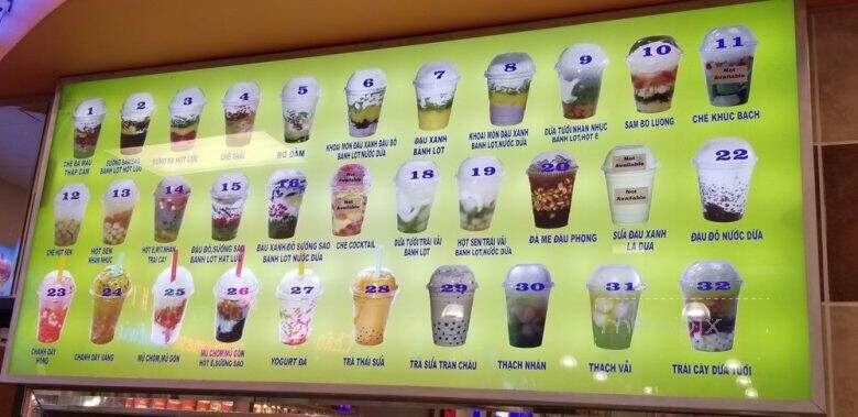 Tiem Che Thach Thao - Garland, TX menu_pic