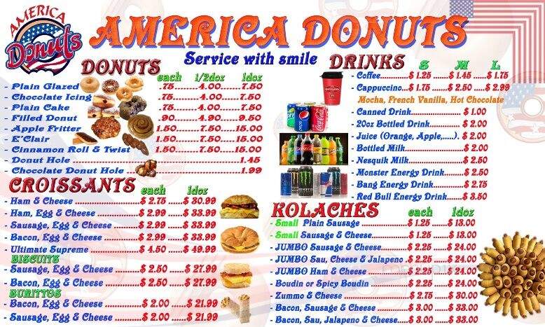 America Donuts - Bridge City, TX